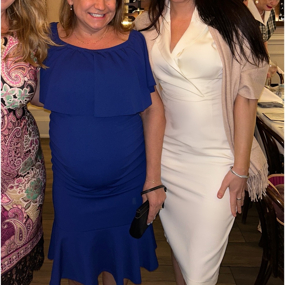 Motf ivory work dress